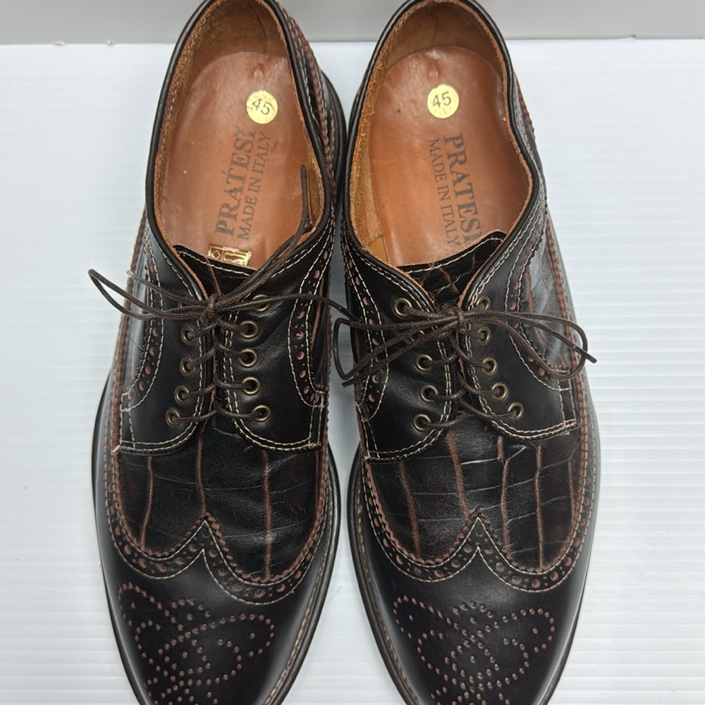 Pratesi Wingtip Oxfords - Picture 3 of 8